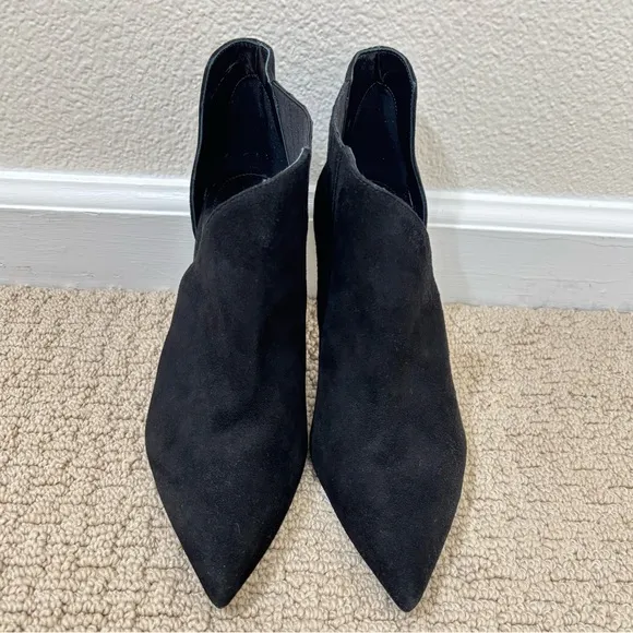 Aquatalia Suede Heeled Ankle Boots