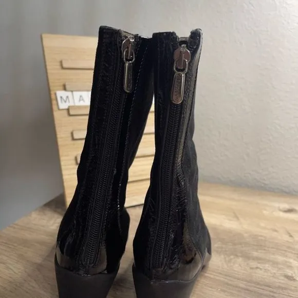 Aquatalia Black Suede Boots