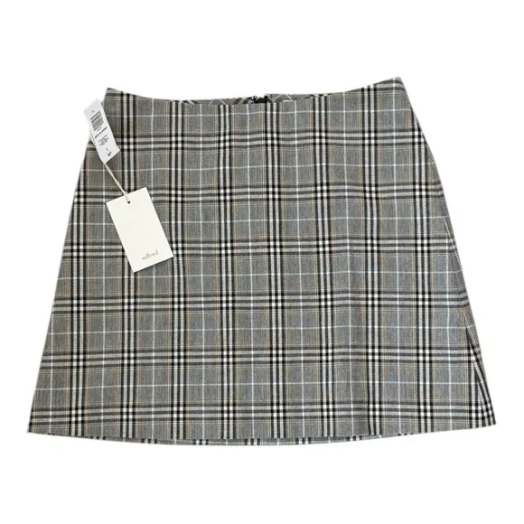Aritzia Wilfred New Classic Black and Tan Mini Skirt - Size 6 (Small)