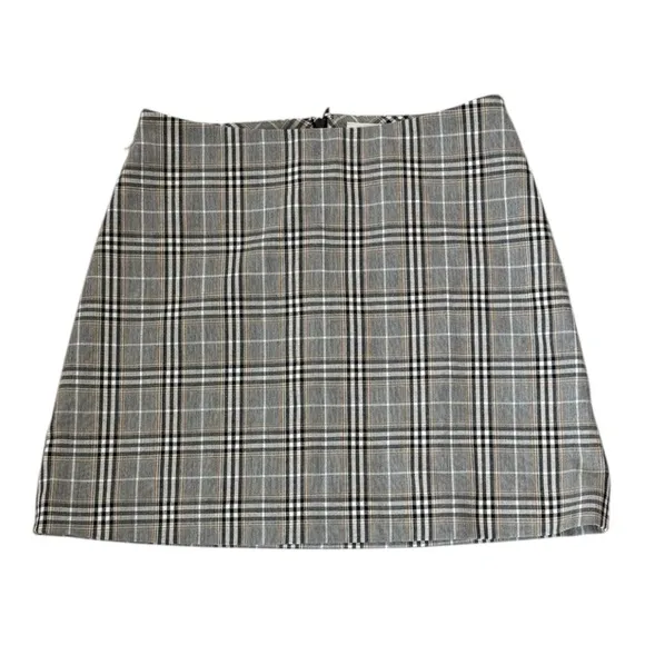 Aritzia Wilfred New Classic Black and Tan Mini Skirt - Size 6 (Small)