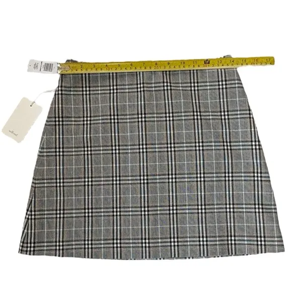 Aritzia Wilfred New Classic Black and Tan Mini Skirt - Size 6 (Small)
