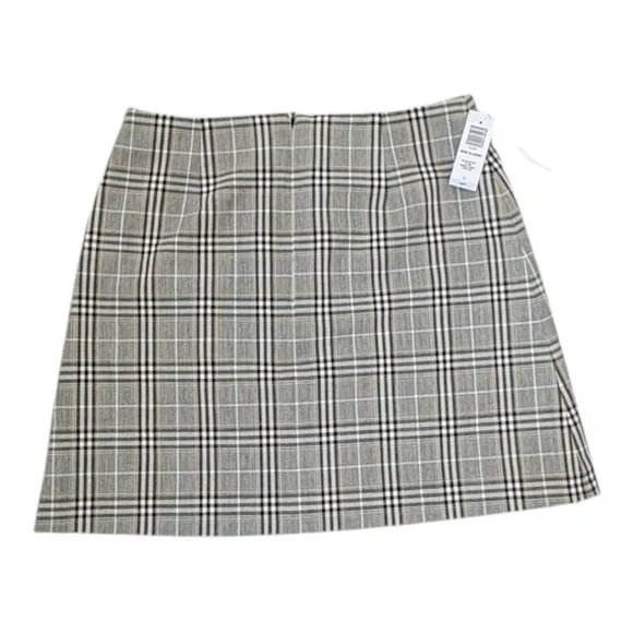 Aritzia Wilfred New Classic Black and Tan Mini Skirt - Size 6 (Small)