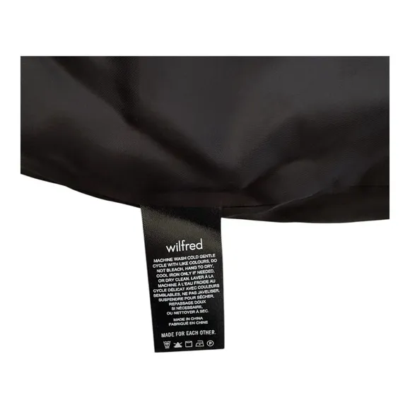 Aritzia Wilfred New Classic Black and Tan Mini Skirt - Size 6 (Small)