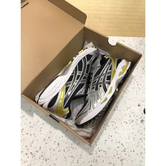 Asics Gel-Kayano 14 Black / Lemon Spark / Pure Silver Coffee Plum 1203A537 001