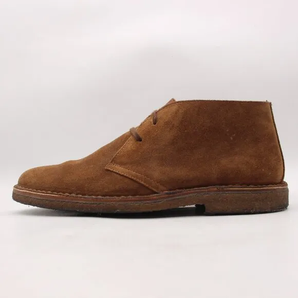 Astorflex Chukka Boots Men's Size EU 45 Brown Suede Calf Leather Lace Up