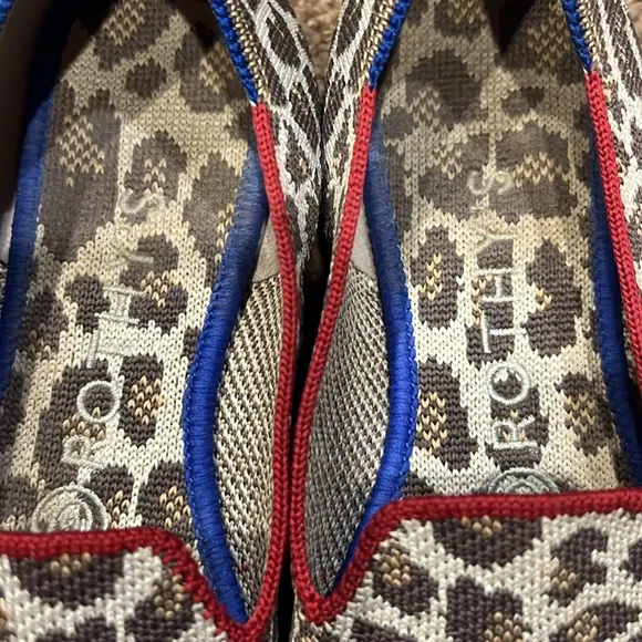 Authentic Rothy’s‎ Cheetah Shoes 6.5 slip on animal print