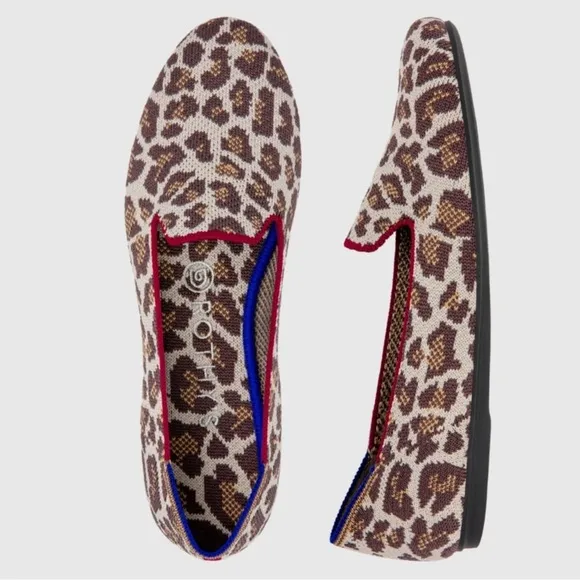 Authentic Rothy’s‎ Cheetah Shoes 6.5 slip on animal print