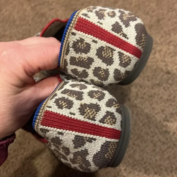 Authentic Rothy’s‎ Cheetah Shoes 6.5 slip on animal print