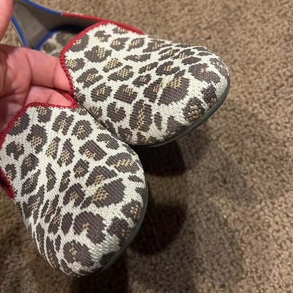Authentic Rothy’s‎ Cheetah Shoes 6.5 slip on animal print
