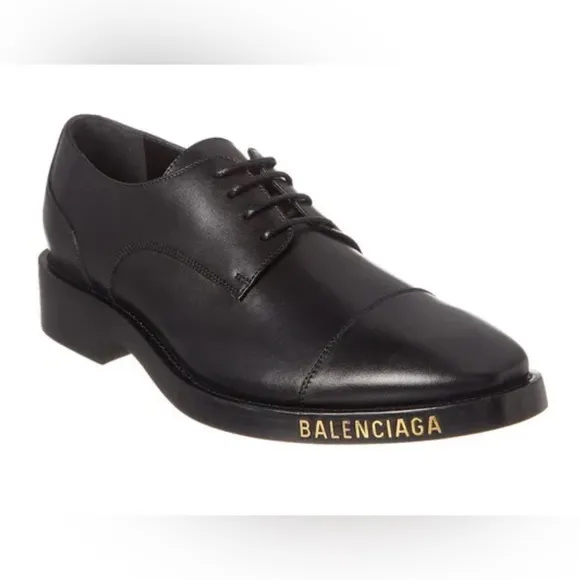 BALENCIAGA LOGO DERBY SHOE