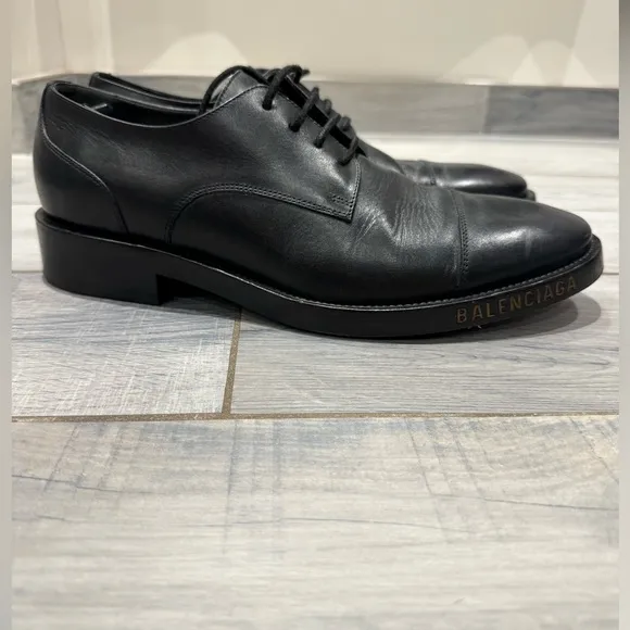 BALENCIAGA LOGO DERBY SHOE