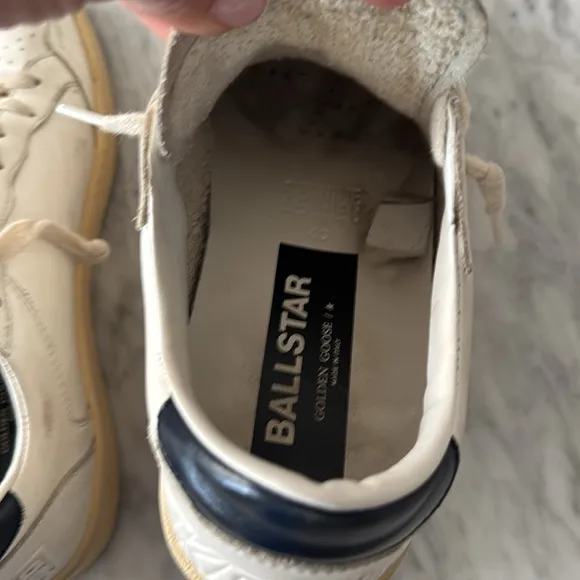 Balenciaga Men's White and Black Sneakers