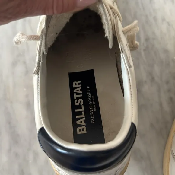 Balenciaga Men's White and Black Sneakers
