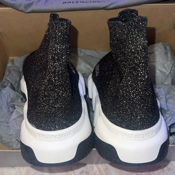 Balenciaga Speed LT Lurex Knit Sneakers