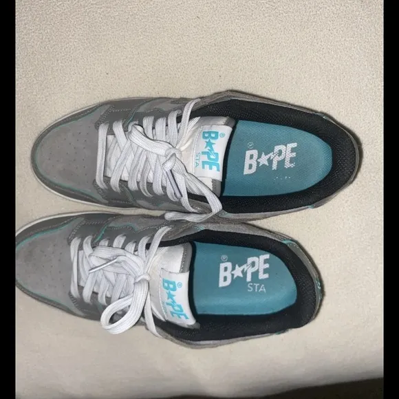 BAPE STA Men's Gray Sneakers