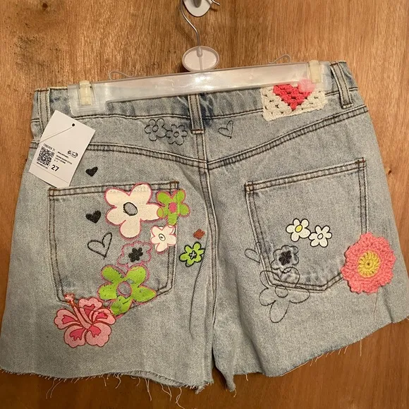 Barbie x Forever 21 Graphic Jean Shorts - NWT