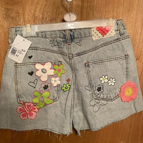 Barbie x Forever 21 Graphic Jean Shorts - NWT