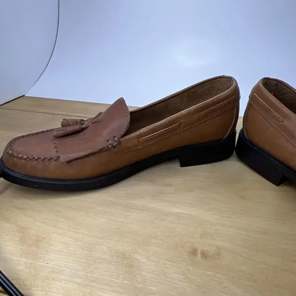 BASS WEEJUNS Marietta II Brown Leather Tassels Loafer‎ Shoes Size 11M Never Worn