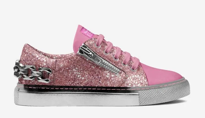 Bayou Bounce Shoes Pink & Silver