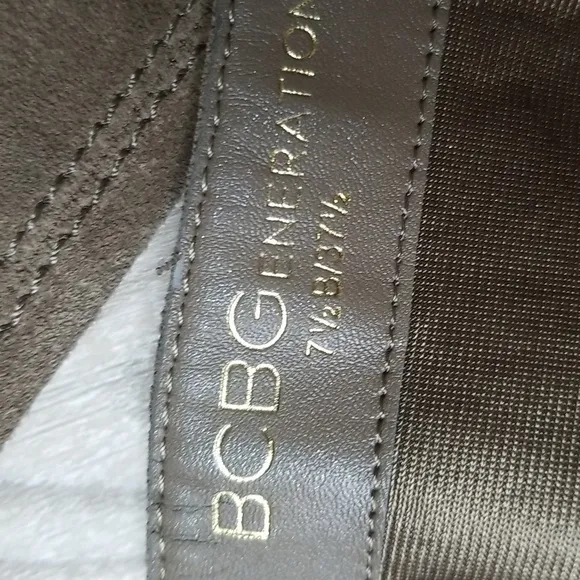 BCBG Generation Knee high Wilsa suede wedge boots