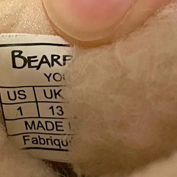 Bear Paw Size 1 Suede Tan Boots BearPaw