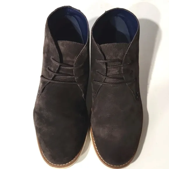 BearPaw Men's Brown Suede Gabe Chukka Boots Men's Size 8 EUC!!