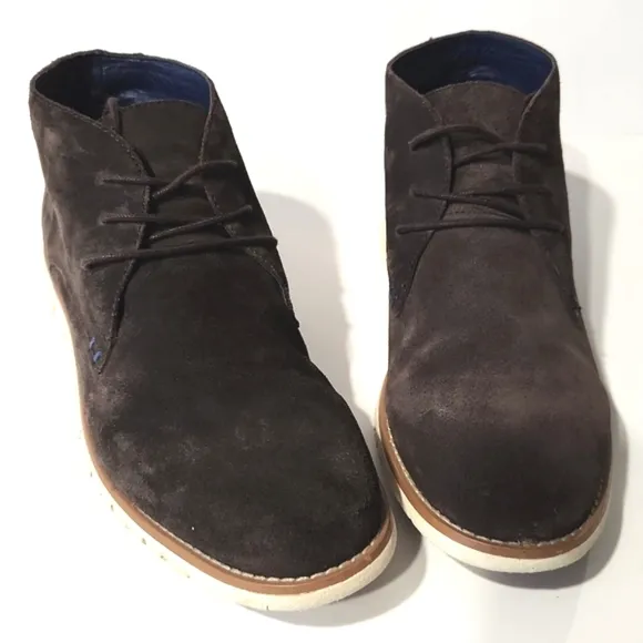 BearPaw Men's Brown Suede Gabe Chukka Boots Men's Size 8 EUC!!