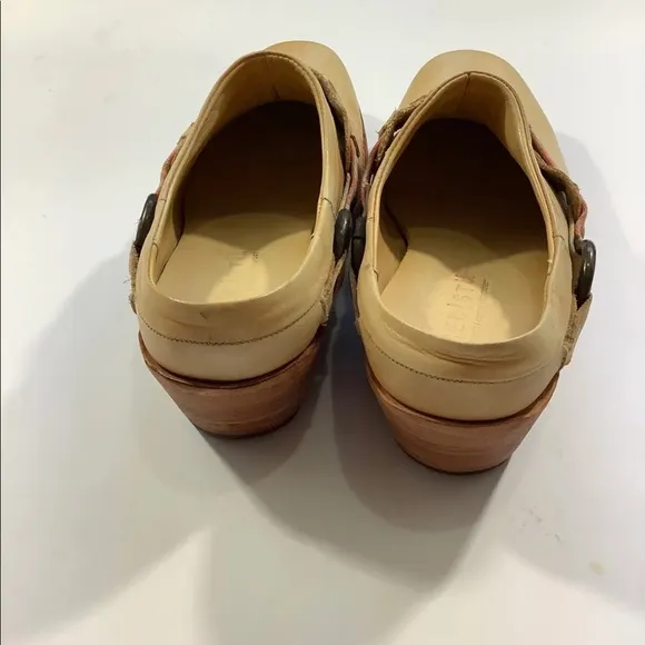 Bed Stu Aztec Leather Clog Western Mules Shoes