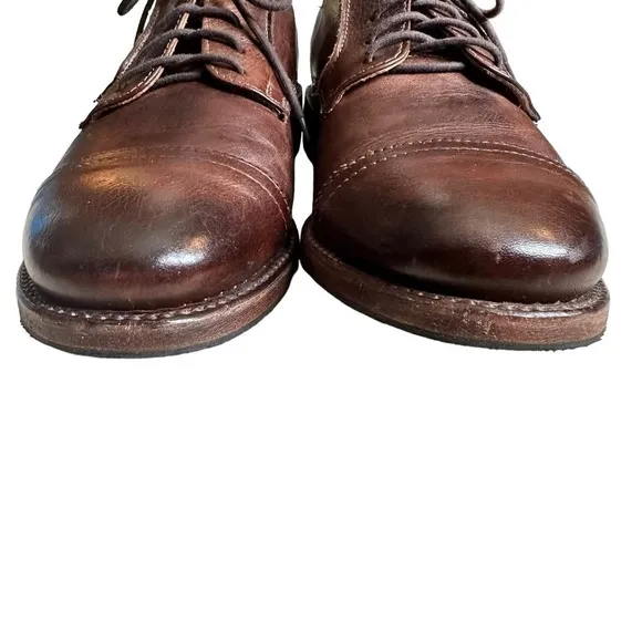 BED STU Cobbler Series Men's Brown Leather Oxfords. Size 10