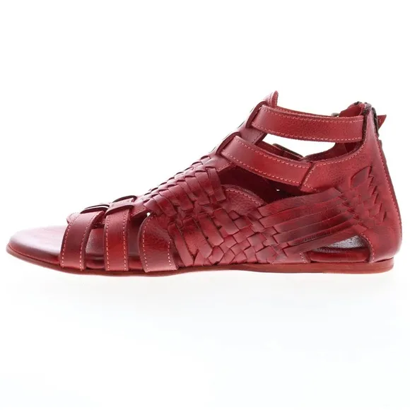 BED STU, Size 7.5, CLAIRE III, RARE IN RED, Huarache Sandals, Brand NEW in BOX!
