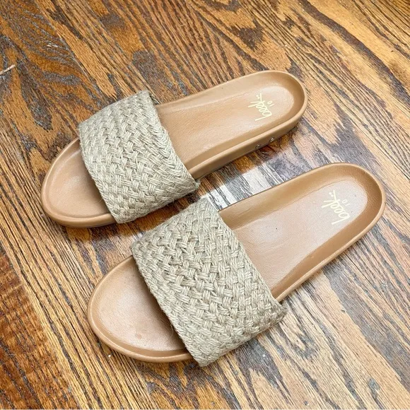 Beek leather and woven jute Gallito sandals