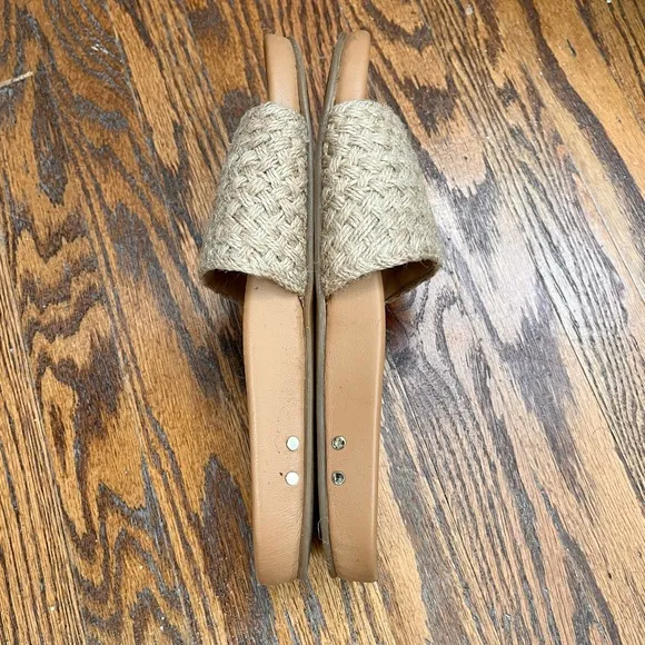 Beek leather and woven jute Gallito sandals