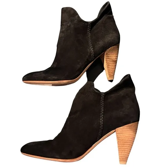Belle Sigerson Morrison Black Suede Booties