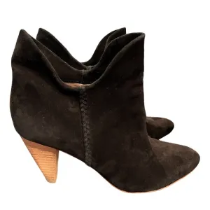 Belle Sigerson Morrison Black Suede Booties