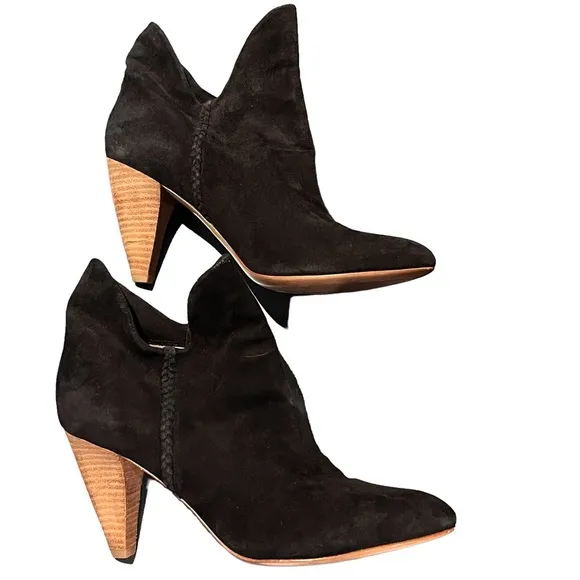 Belle Sigerson Morrison Black Suede Booties