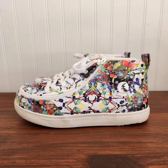 Billy Size 6W Kids Lilia's Eye Candy Classic DJR II High Tops Easy Access‎ Shoe