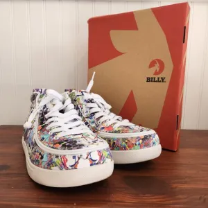 Billy Size 6W Kids Lilia's Eye Candy Classic DJR II High Tops Easy Access‎ Shoe