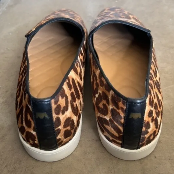𝅺Birdies The Swift Leopard Calf print slip on sneakers shoes