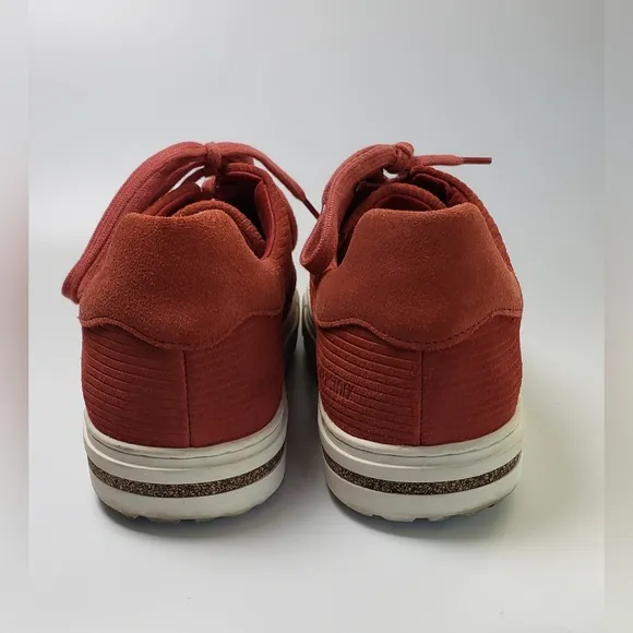 Birkenstock Bend Low Suede Cord Sienna Red Men's Size 41
