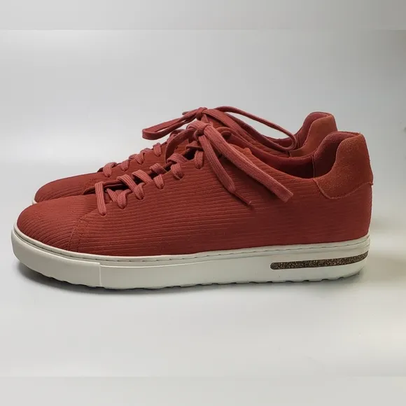 Birkenstock Bend Low Suede Cord Sienna Red Men's Size 41