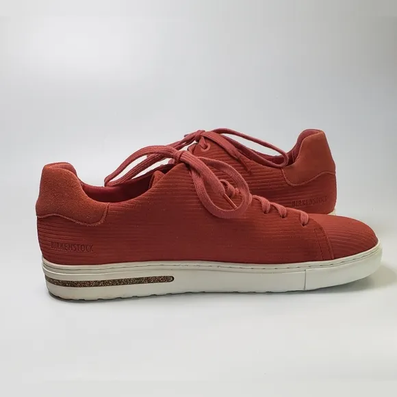 Birkenstock Bend Low Suede Cord Sienna Red Men's Size 41