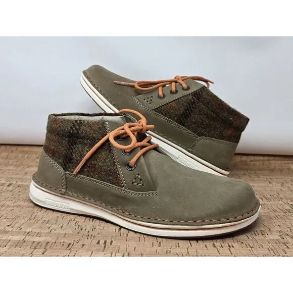 Birkenstock Boots Womens 5‎ EU 36 Memphis High Chukka Ankle Nubuck Waxy Leather