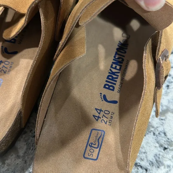 BIRKENSTOCK BOSTON CLOG SLIP ON SHOES L13 M12 NEVER WORN