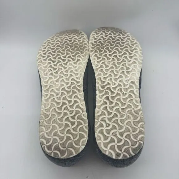 Birkenstock Mens Size EU 41 Jenks Slip-on Shoes Blue Denim Fabric