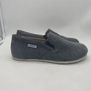 Birkenstock Mens Size EU 41 Jenks Slip-on Shoes Blue Denim Fabric