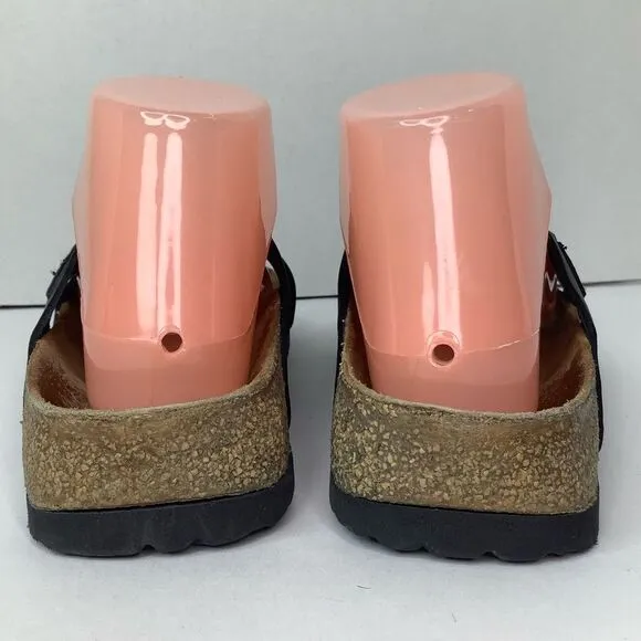 Birkenstock Daytona Birko-Flor Crystal Ft. Woven Black Leather Slip On Sz 36/US6