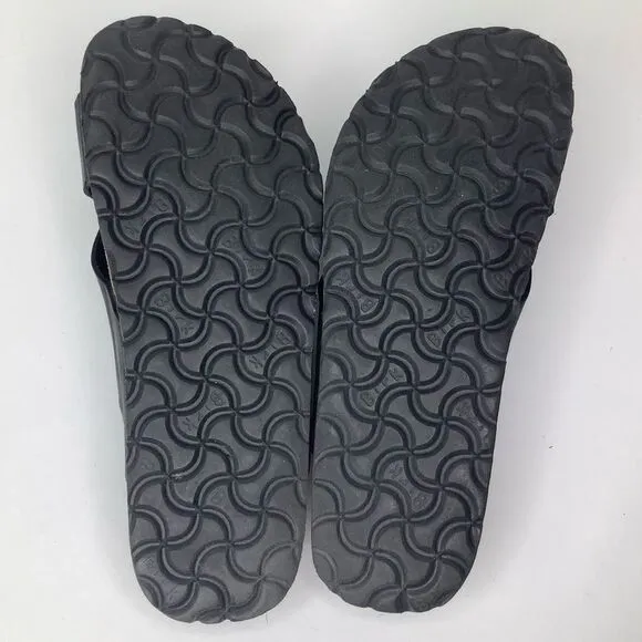 Birkenstock Daytona Birko-Flor Crystal Ft. Woven Black Leather Slip On Sz 36/US6