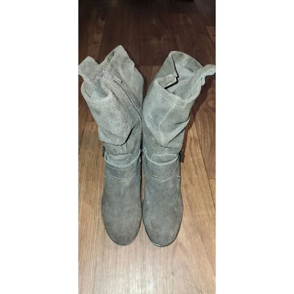Bjorndal Suede Wedge Boots