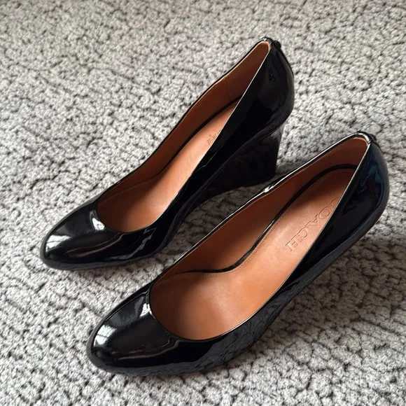 Black Coach platform Shoes