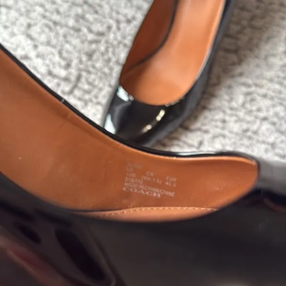 Black Coach platform Shoes